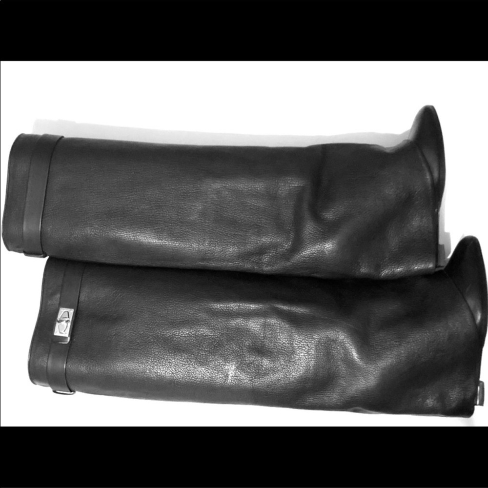 Leather Givenchy Shark Lock Boots